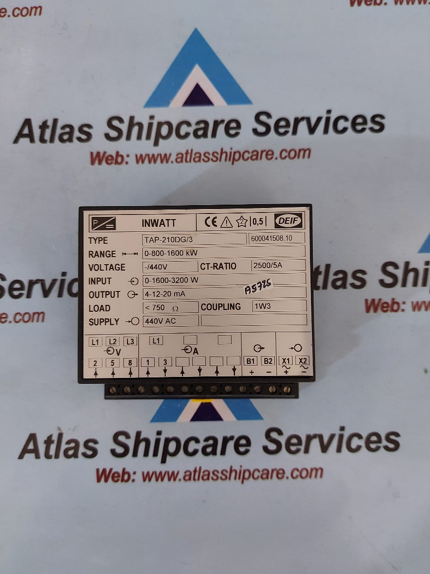 Deif TAP-210DG/3 Inwatt Transducer 600041508.10